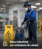 Trabajo de aseo industrial